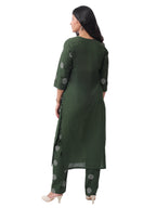 Women's Premium Cotton Printed 3-Piece Kurta Pant Set with Dupatta | Elegant Ethnic Wear for Daily, Office & Festive Wear
