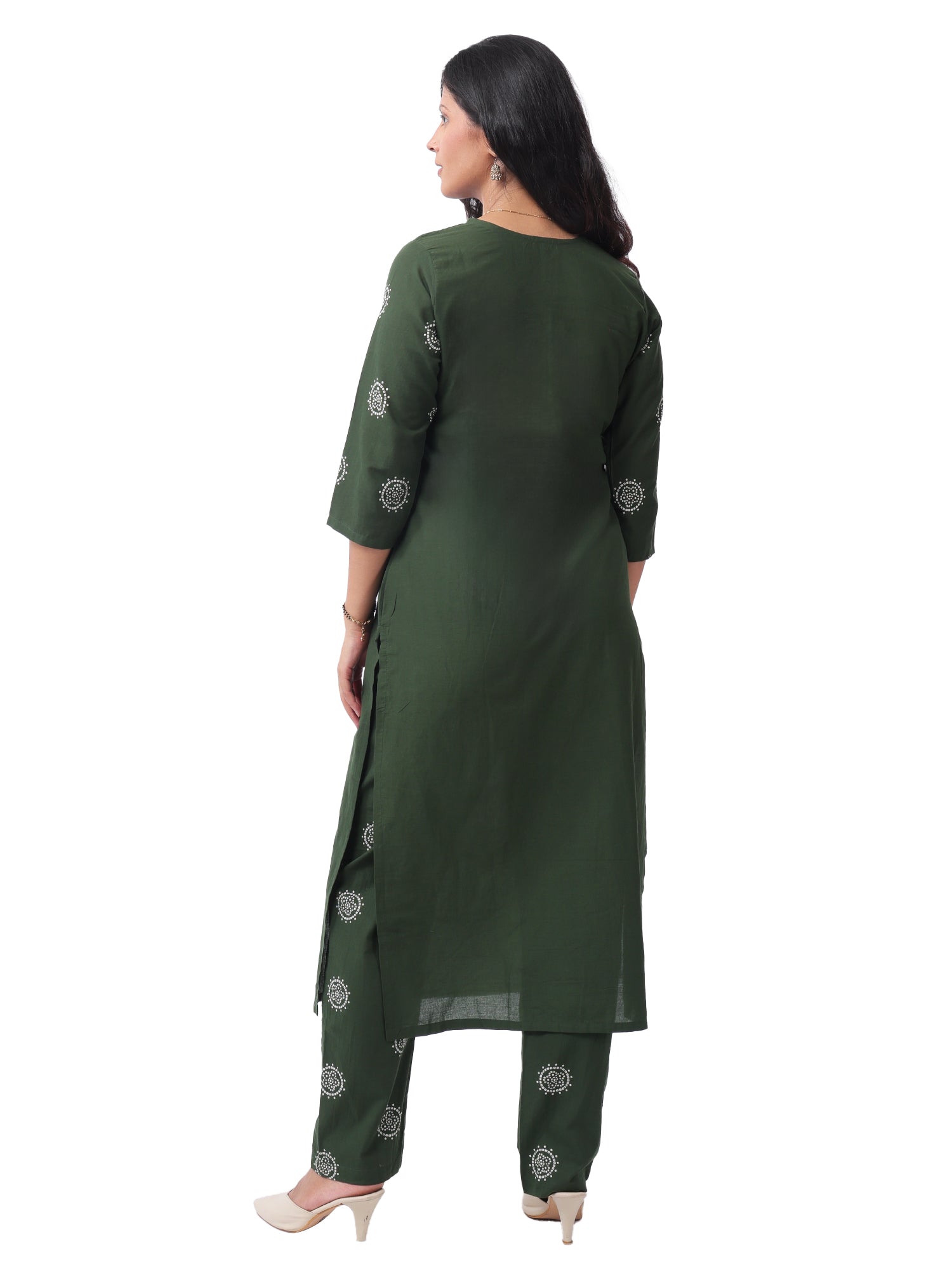 Women's Premium Cotton Printed 3-Piece Kurta Pant Set with Dupatta | Elegant Ethnic Wear for Daily, Office & Festive Wear