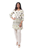 Women's Premium Ita Cotton Printed Co-Ord Set | Elephant & Palm Tree Print | Casual Summer Wear