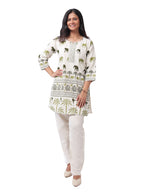 Women's Premium Ita Cotton Printed Co-Ord Set | Elephant & Palm Tree Print | Casual Summer Wear